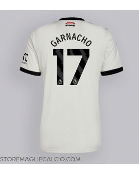 Manchester United Alejandro Garnacho #17 Maglia Gara Terza Repliche 2024-25